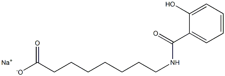 Salcaprozate sodium Structure